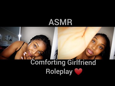 [ASMR] Your Girlfriend Comforts You After A Long Day❤ | Personal Attention & Gum Chewing