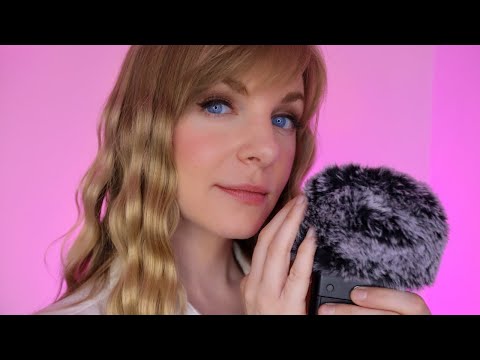ASMR | Slow & Sleepy Scalp Massage, Fluffy Mic Touching Ear to Ear & Trigger Words (SO RELAXING) 💤💤