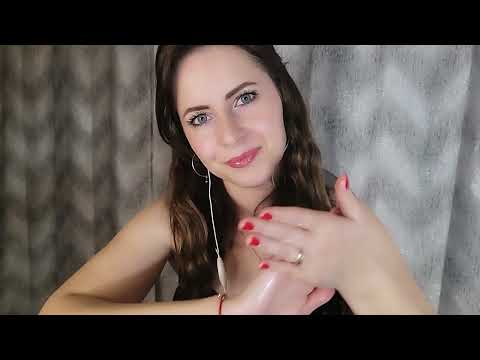 ASMR - OIL Hands sounds , sleeping sounds , relaxing and gentle
