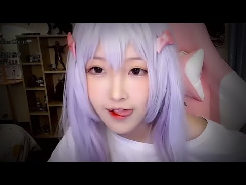 ASMR Tingly Oil Ear Massage with Personal Attention | Sagiri Cosplay