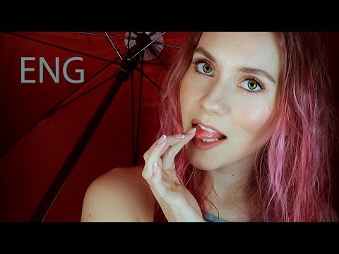 ASMR KISSING while it's RAINing ☂️ GIRLFRIEND roleplay about LOVE…Actually 🌈☂️