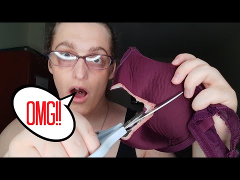 ASMR | Bra & Panty Ripping (mouth watering sounds)