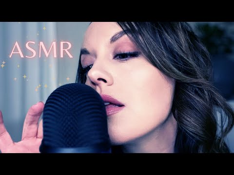 ASMR/Let's Relax Together & Fall Asleep Quickly (Tapping, Clicky Whispers, Mic Scratching, & More)