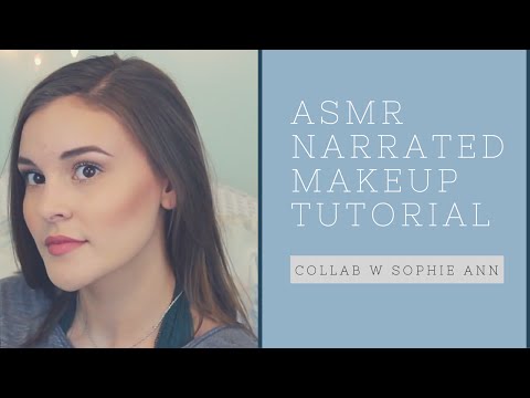 ASMR Narrated Makeup Tutorial (close-up whispering and mouth sounds)