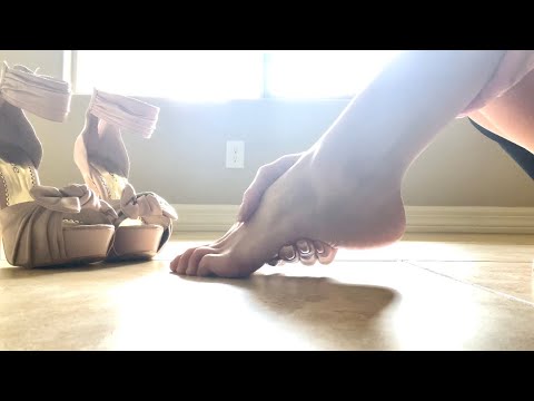ASMR Foot Massage (After Wearing High Heels)