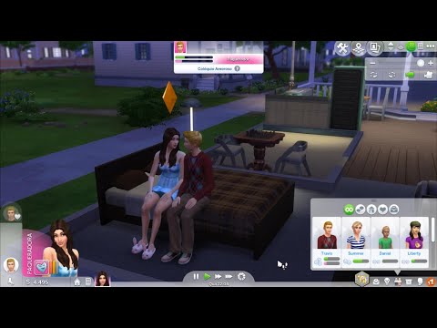 ASMR The Sims Gameplay 🎮 Teremos um romance ? 💕 Soft spoken, fala baixa
