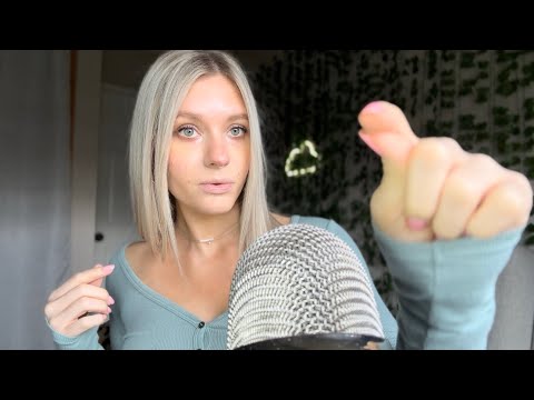 ASMR| Mouthing Trigger Words (Southern Accent) and Tracing
