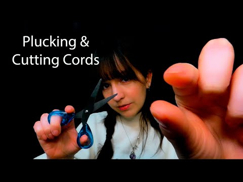 ⭐ASMR Reiki Plucking & Cutting Cords (Mouth Sounds, Scissors Sounds, Soft Spoken)
