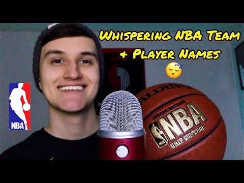 *Closely* Whispering NBA Team And Players Names 😴 (ASMR)
