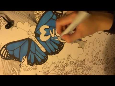 ✎ ASMR ~ Colouring With Markers