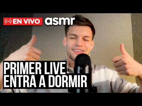 ASMR en VIVO español PRIMER LIVE PARA DORMIR en MINUTOS con SLIME y Mouth sounds