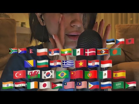 Asmr🫧 I thank you in 62 different languages☀️🌸