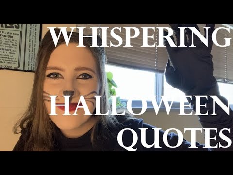 {ASMR} Whispering Halloween Quotes