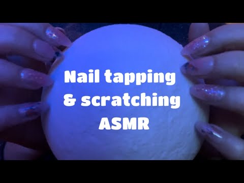 ASMR: Nail tapping and scratching NO TALKING