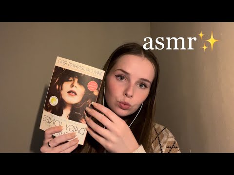 asmr😴 book review (daisy jones and the six by Taylor Jenkins Reid) whisper ramble🌙💤