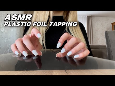 ASMR Plastic Foil Tapping (No Talking)