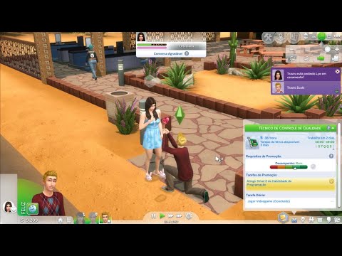 ASMR Gameplay The Sims 4 - Lye foi pedida em Casamento 💕