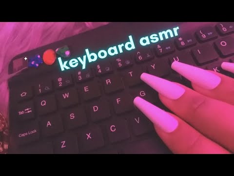 ASMR Lo-Fi Keyboard Scratching, Keyboard Tapping, Tracing, a Bit of Typing - No Talking