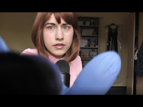 "Hmm what's that on your nose?" Cranial nerve exam by Dr. Litre l Bubblegum Kitty Cosplay ASMR