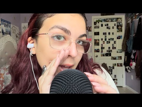 ASMR | bare mic triggers with mouth sounds