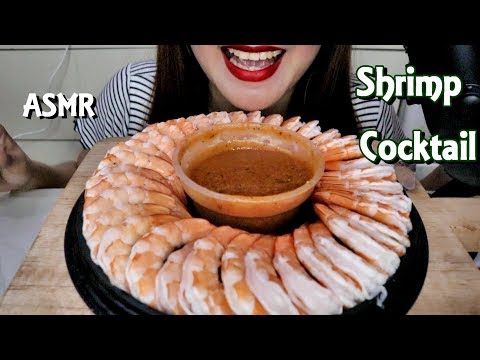 ASMR Shrimp Cocktail Eating Sounds No Talking