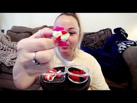 ASMR Eating Gummy Fruits! | Soft Sticky Sounds | No Talking | Candy Mukbang | Candiikonyt ASMR