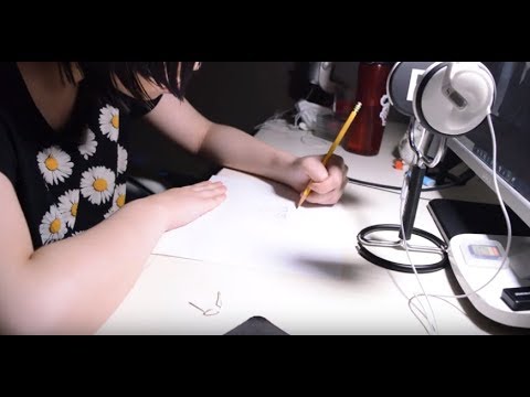 ASMR Sketching a Sweet Subscriber