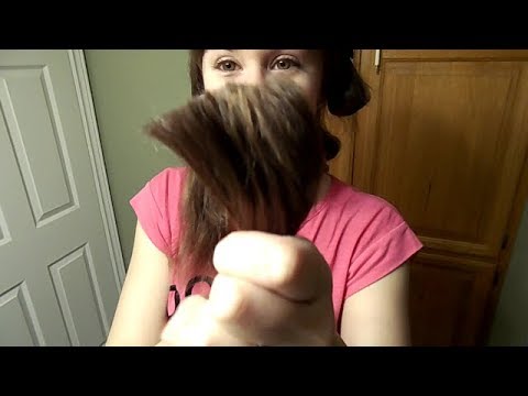 ASMR Cutting My Own Hair! (DIY A-line Long Bob)