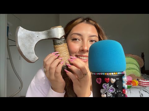 ASMR Lily Ahmet’s Custom Video 💘 ~finger fluttering, makeup triggers, tapping~ | Whispered
