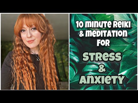 10 Minute Reiki & Meditation | Stress & Anxiety Relief ASMR | Soothe the soul…❤️✨