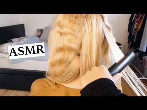 ASMR COMPILATION FOR SLEEP - Hair Straightening, Hair Brushing & Hair Play Sounds (No Talking)