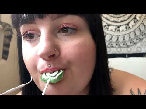 ASMR • Lolly Licking / Mouth Sounds