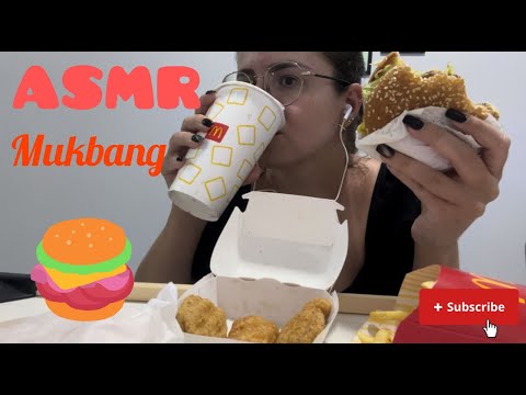 ASMR - comendo McDonald's #asmr #mukbang #mastigação