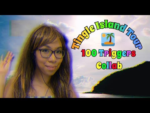 ASMR: Tingle Island Tour - 100 Triggers in 1 Hour 🏝️💯 | 15 ASMRtists! Collaboration