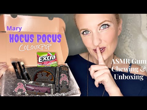 ASMR No Talking| Makeup Unboxing| Gum Chewing| Tapping|