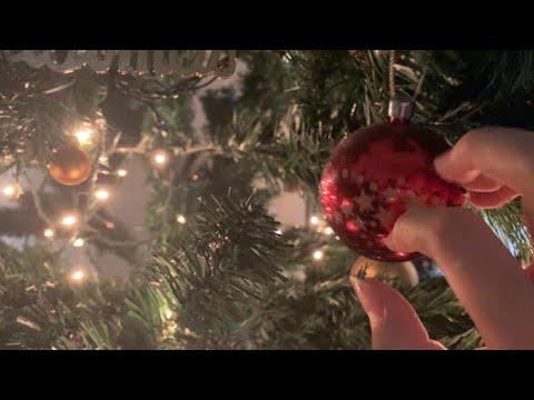 ASMR Christmas triggers before it gets taken down- ( no talking )