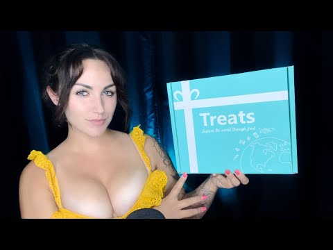 🥨 ASMR TREAT TASTING 🍰 Trying SO MANY Delicious Treats 🍬 (Chewing, Crinkling, Whispering)