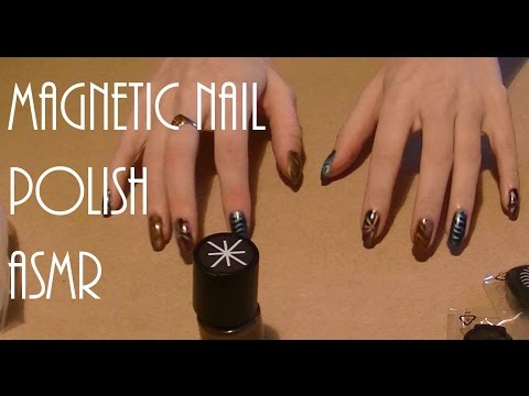 Magnetic Nail Polish Art (ASMR)