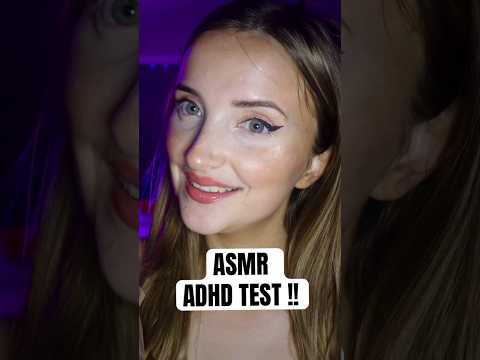 ASMR DO YOU HAVE ADHD TEST ?! #asmrvideo #asmr #asmrsounds
