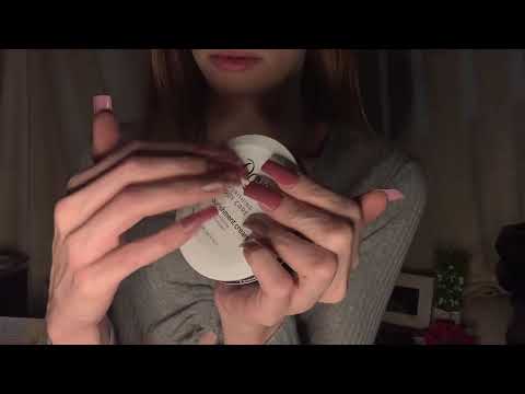 ASMR| tapping/scratching objects + shirt and skin scratching| no talking