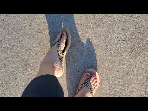 Walking Outside in my Crocs