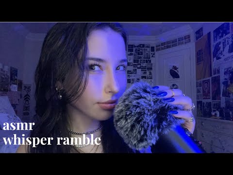 ASMR: rambling to you until you fall asleep♥(mic fluffing, clicky whispers, storytelling)