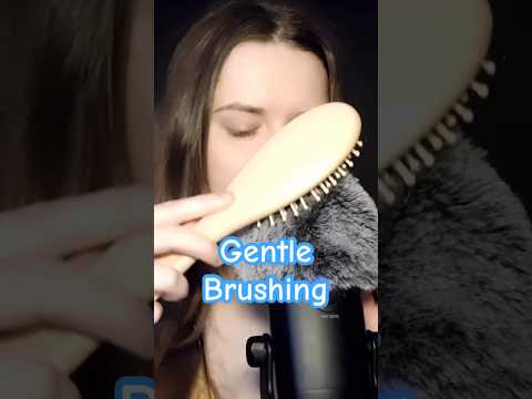 Gentle Brushing ASMR ❤️ #asmr #shorts
