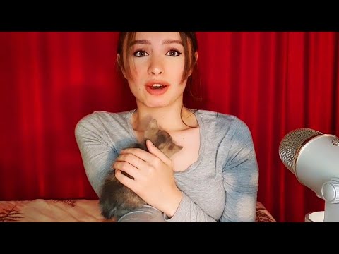 ASMR Whispering/ Introducing Sky To You 😽