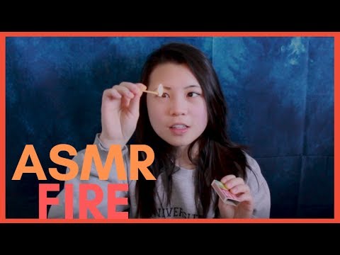 ASMR Whispered Match Lighting & Fizzling 🔥 Ear to Ear Fire Sounds