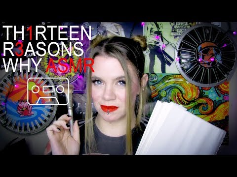 13 Reasons Why - Skye Does Your Makeup and Sketches You (ASMR Role Play)