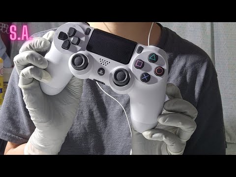 Asmr | Playing with White Ps4 Controller Part 2