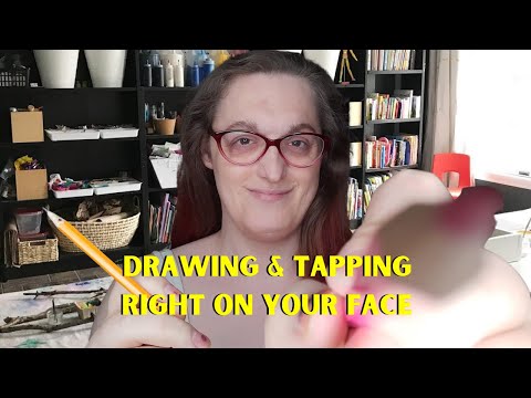 ASMR | Drawing And Tapping RIGHT ON Your Face