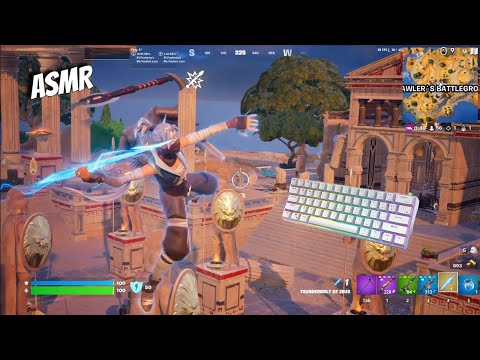 ASMR Fortnite Solos (keyboard sounds and whispering)