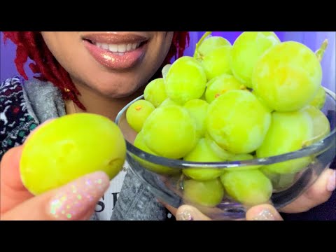 ASMR | Frozen Grapes 🍇 🥶 Eating Sounds